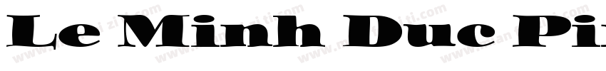 Le Minh Duc Pinyin V2字体转换
